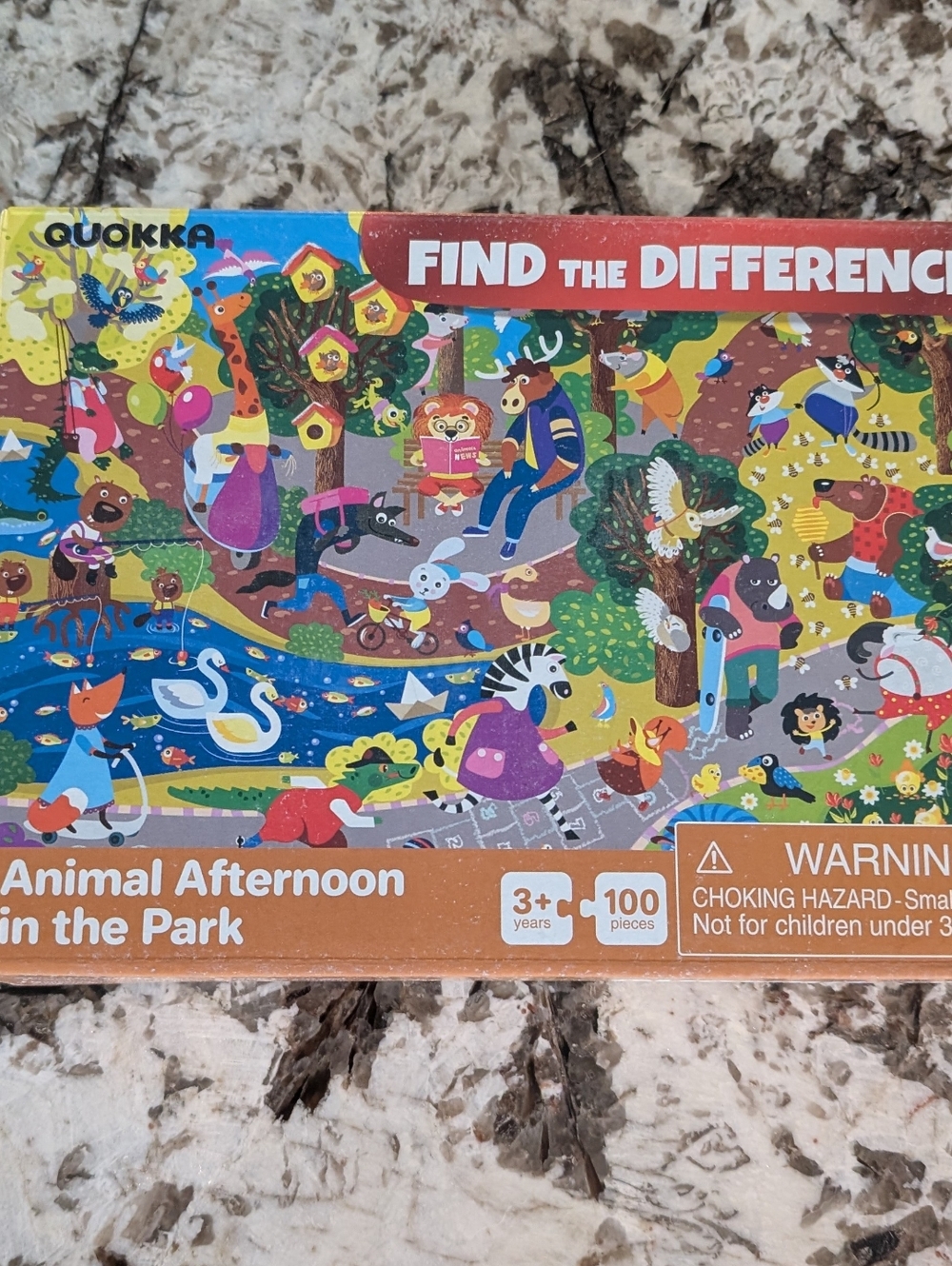 🧩3 for $25 - Quokka Kids Puzzle Animal Afternoon In The Park Spot 100 Pieces - Picture 3 of 6